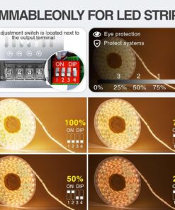 Trasformatore Alimentatore LED 100W DC 12V AC 220-240V IP20