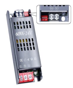 Trasformatore Alimentatore LED 60W DC 24V AC 220-240V IP20
