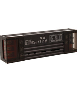 Trasformatore Alimentatore LED Slim Sottile 60W DC 24V AC 220-240V IP20 Dimmerabile a DIP con Coperchio Protezione su Morsetti 119x35x25mm