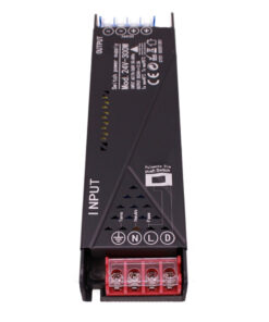 Alimentatore Trasformatore 24V Push Dimmer, Dimmerabile Con Pulsante NO (10-100%), Memoria Dopo Blackout, Spegnimento Soft, 2 Uscite, Input 220V IP20, Disponibili 100W 200W 300W 400W (300W)