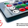 Mini Telecomando IR Infrarosso Universale Con 24 Tasti Pila Bottone CR2025 Inclusa