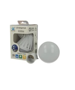 2 Lampade Led E27 A60 Emergenza 7W Ricaricabili Intelligenti Anti Blackout con Gancio