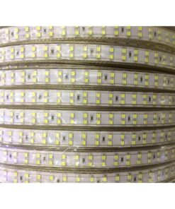 Bobina Striscia Led 220V Bianco Freddo Impermeabile IP67 Interno Esterno 1 Metro