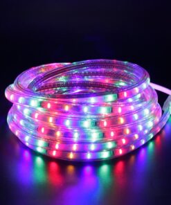 Bobina Striscia Led 220V RGB Impermeabile IP67 Interno Esterno 1 Metro RGB Statico