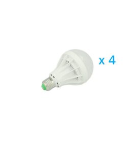 4 PZ Lampade LED E27 Globo Opaca Sfera G85 15W Diametro 85mm Bianco Freddo