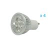 4 PZ Lampade Led GU10 Dimmerabile Triac Dimmer 6W 220V Bianco Caldo 3000K