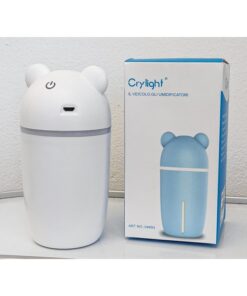 Mini Umidificatore Ambiente Bambini 200ml Spegnimento Automatico Dopo 4 Ore Luce Notturna RGB Touch Forma Orsetto