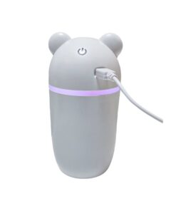 Mini Umidificatore Ambiente Bambini 200ml Spegnimento Automatico Dopo 4 Ore Luce Notturna RGB Touch Forma Orsetto