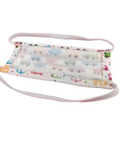 Alternative view of 4 Mascherine Per Bambini Disegno Car Macchina Maschile Made in Italy Tessuto TNT