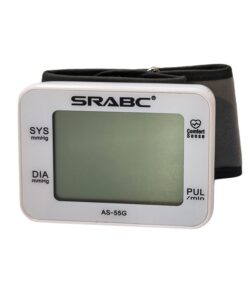 Sfigmomanometro Da Polso Elettronico Misuratore Pressione Sangue Digitale Schermo LCD 60 Memorie Polsino Regolabile