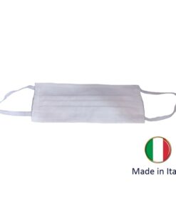 10 Pezzi Mascherina Tessuto TNT Lavabile Riutilizzabile Protettiva Made in Italy