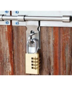 2 Pezzi Lucchetti a Combinazione 3 Cifre Altezza Anello 20mm per Valigia Zaino Armadietto