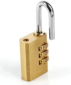 2 Pezzi Lucchetti a Combinazione 3 Cifre Altezza Anello 20mm per Valigia Zaino Armadietto