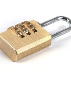 2 Pezzi Lucchetti a Combinazione 3 Cifre Altezza Anello 20mm per Valigia Zaino Armadietto