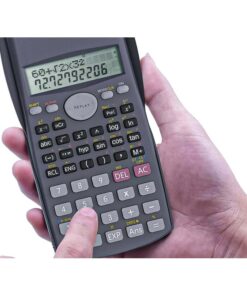 Calcolatrice Scentifica 158X84X16mm 12 Cifre Per Studenti Uffici Scuola e Impresa