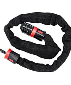 Catena Con Lucchetto A Combinazione 4 Cifre 100cm Per Moto Scooter Bicicletta Monopattino