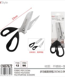 Forbici Cucina Smontabili Multifunzionali In Acciaio Inox Smontato come Due Coltelli Indipendenti 23cm