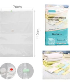 Alternative view of 6 Pezzi Sacchetti Buste Sottovuoto Vestiti Trasparente 70X110cm