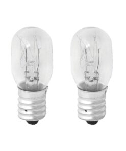 2 Lampadine Frigorifero Lampadina E14 15W 230V 80LM 2800K Vetro Trasparente