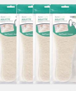 4 Paia Solette Invernali Unisex, Taglie 32-45, Spessore 0.6 cm, Facili da Rifinire per Scarpe, Isolanti Termici e Comode