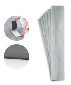 6 Piastrelle Adesive Pavimento in PVC Adesivo 914X152mm Effetto Legno Parquet