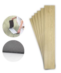 6 Piastrelle Adesive Pavimento in PVC Adesivo 914X152mm Effetto Legno Parquet