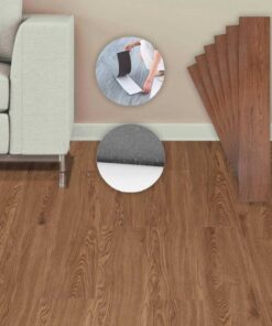 Alternative view of 6 Piastrelle Adesive Pavimento in PVC Adesivo 914X152mm Effetto Legno Parquet