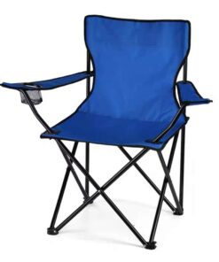 Alternative view of Sedia Pieghevole da Campeggio con Custodia Sedia da Pesca e da Regista con Porta Bevande e Borsa Portata Fino a 120 kg 50x50x80 cm