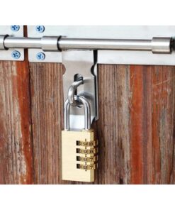 2 Pezzi Lucchetti a Combinazione 4 Cifre Altezza Anello 20mm per Valigia Zaino Armadietto