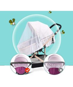 Zanzariera Universale Per Passeggino 140X150cm Bianco