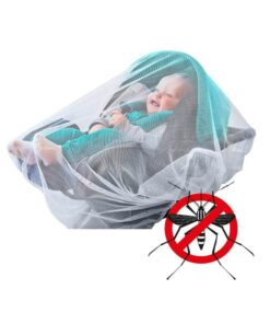 Zanzariera Universale Per Passeggino 140X150cm Bianco