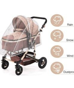Parapioggia Paravento Zanzariera Universale Per Passeggino 140X150cm