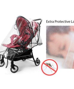 Parapioggia Paravento Zanzariera Universale Per Passeggino 140X150cm