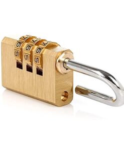Lucchetto A Combinazione A 3 Cifre Altezza Anello 20mm Per Valigia Zaino Armadietto Casetta