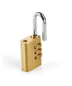 Lucchetto A Combinazione A 3 Cifre Altezza Anello 20mm Per Valigia Zaino Armadietto Casetta