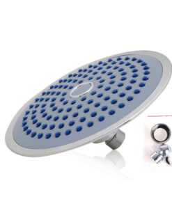 Soffione Doccia A Pioggia Rotondo Da 190mm Testa Doccia Tonda ad Alta Pressione Cromato