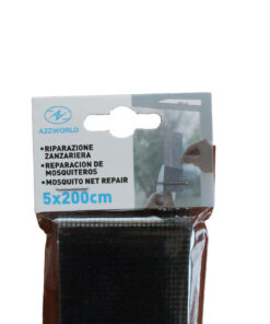 Nastro Ripara Zanzariere Adesivo 5X200cm Nero