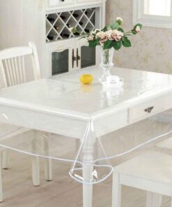 Tovaglia PVC Impermeabile Trasparente Rettangolare 140X160cm