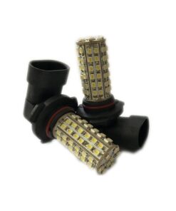 Coppia 2 Lampade Led HB3 9005 HB4 9006 Con 80 Smd 3014 Bianco Freddo 12V 2W Per Fendinebbia