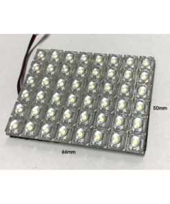 Pannello Plafoniera Lampada Led 12V Con 48 Led F5 Flux Bianco Freddo Per Luci Abitacolo Cassone Furgone Camper