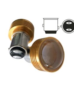 Coppia 2 Lampade Led BAY15D 1157 P21/5W Con 1 Power Led Da 2W Bianco Freddo 6000K 12V 2W