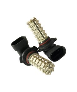 Coppia 2 Lampade Led HB3 9005 HB4 9006 Con 68 Smd 3528 Colore Giallo Yellow 12V 2W Per Fendinebbia