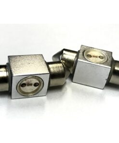 Coppia 2 Lampade Led T11 C5W Siluro 30mm Con 1 Power Led Colore Giallo Yellow 12V 1W