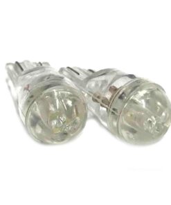 Coppia 2 Lampade Led T10 Con 3 Led F3 Colore Bianco Freddo 6000K 12V 0,2W