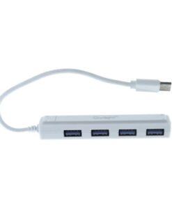 Alternative view of HUB USB 4 Porte Da USB Type C Cavo 15cm