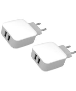 Caricatore 2 Porte USB 5V 2,1A Ricaricabatteria USB Ricarica Veloce
