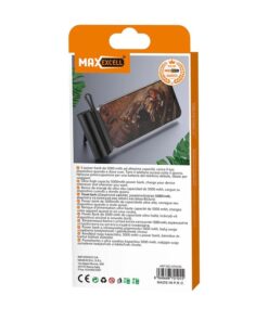 Mini Powerbank 5000mAh USB-C e Lightning Bianco