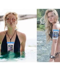 Custodia Impermeabile Smartphone Cover Cellulare Subacquea Universale Fino a 7'' Colore Assortito Premium