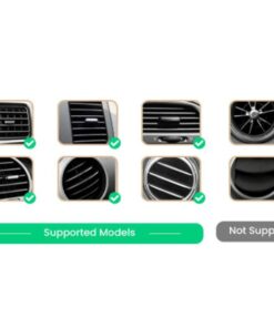 Porta Cellulare Supporto Smartphone per Auto Universale Colore Nero Rotazione 360 Gradi