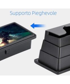 Lente Ingrandimento Smartphone 8'' Per Ingrandimento Schermo Cellulare Supporto Pieghevole